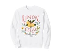 Limoncello Amalfi Coast Italy Lemon Floral Summer Graphic Sweatshirt