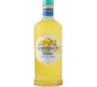 Limoncello Benvenuti 70cl - Sicilian Lemon Liqueur - Natural Ingredients - NO Artificial Colourings, NO Flavourings - 28% ABV
