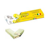 Limoncello Flavored Soft Nougat & White Chocolate - Perle di Sole - Offer 6 Pieces