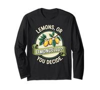 Limoncello Italian Lemon Liqueur Lemons Or Limoncello Long Sleeve T-Shirt