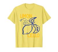 Limoncello Italian Lemon T-Shirt, Men, Lemon Yellow, 3X-Large
