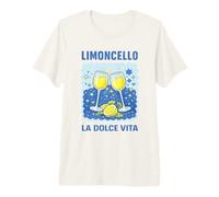 Limoncello La Dolce Vita Italian Lemon Cocktail Cheers Art Premium T-Shirt