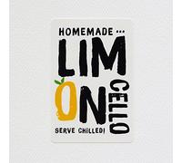 Limoncello Labels - Retro Design. 3" x 2" - 12 / Package