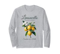 Limoncello Lemon Liqueur Sunshine in a bottle Fun Fruit Moms Long Sleeve T-Shirt