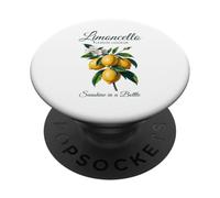 Limoncello Lemon Liqueur Sunshine in a bottle Fun Fruit Moms PopSockets Adhesive PopGrip