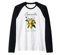 Limoncello Lemon Liqueur Sunshine in a bottle Fun Fruit Moms Raglan Baseball Tee