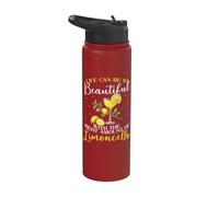 Limoncello Life Can Be So Beautiful Summer Cocktail Stainless Steel Insulated Water Bottle