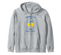 Limoncello Per Favore Gulf of Naples Italy Zip Hoodie