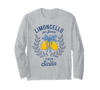 Limoncello Per Favore Italia Sicilia Italy Vacation Sicily Long Sleeve T-Shirt