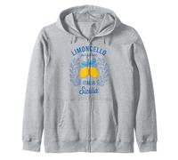 Limoncello Per Favore Souevnir Sicily Italy Zip Hoodie