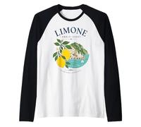 Limone Amalfi Coast Italian Citrus La Dolce Vita Travel Raglan Baseball Tee