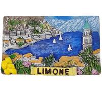Limone sul Garda Italy Fridge Magnet Travel Souvenir Kitchen 3D Refrigerator Decoration Hand Painted Resin Craft