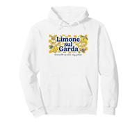 Limone Sul Garda Retro Limoncello Italian Summer Lake Garda Pullover Hoodie