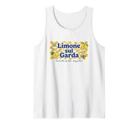 Limone Sul Garda Retro Limoncello Italian Summer Lake Garda Tank Top