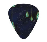 Limpac Beautiful Bottle Of Under The Night Sky 12 Pcs Guitar Picks, 3 Thickness Includes 0.46mm, 0.71mm, 0.96mm, With Organizer Storage Box