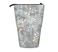 LimPac Blue Grace Flora Telescopic Pen Pencil Case, PA Supplies Bag, Cute Office Makeup Organizer