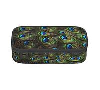 LimPac Fresh Peacock Large Capacity Pencil Case Bag Pencil Case Pencil Case Organizer For PA Supplies Office College Makeup