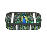 LimPac Fresh Peacock Large Capacity Pencil Case Bag Pencil Case Pencil Case Organizer For PA Supplies Office College Makeup