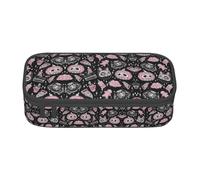 LimPac Halloween Pumpkin Cat Large Capacity Pencil Case Bag, Zippered Pen Pouch Organizer For College Office Makeup