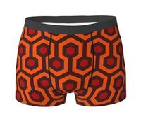 LimPac Shining Overlook Men'S Boxer Briefs Stretch Underwear, Soft And Breathable, Multiple Sizes, Stylish Print, Black, L
