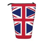 LimPac Telescopic Pencil Case with British Flag Pencil Case, PA Supplies Bag, Cute Office Makeup Organizer