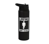 limping Ain't Easy Stainless Steel Insulated Water Bottle