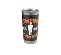Limping Amputee Joke Leg Prosthetic Design for a Leg Amputee Stainless Steel Insulated Tumbler