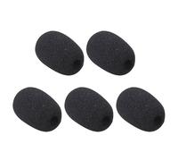 Limtula 1/2 / 5pcs Gaming Headsets Microphone Windshield Filter Foam Covers Mic Foam Microphone Windscreen