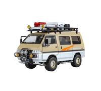 Limtula 1: 24 Modified Minibus Vehicle Toy with Openable Door Real Bounce Shock Absorbers Dynamic Light Sound Die Cast Car Toy Educational