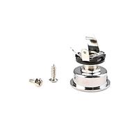 Limtula 1/4 inch Electric Guitar Output Output Jack Socket Plate with Screws for 6.35mm Plug Electric Guitar Replacement Parts