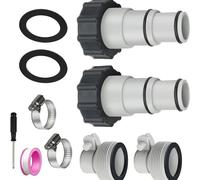 Limtula 1. Pool Hose Adapters .5-.25inch Heavy-Duty Coupling For Swimming Pumps & Filter Systems Hose Connector