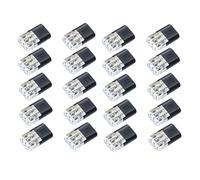 Limtula 10/20 / 30/40 / 50Pcs 3Pin Pluggable Connectors LED Wire Terminals Locking Cover Terminals Block Connectors