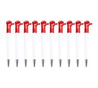 Limtula 10 Pcs 1.0mm Ballpoint Pen Smooth Writing Pen Thumb Up Decorative Motivational Quote for School