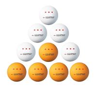 Limtula 10 Pcs 3-Star Table Tennis Ball High Training Ball Pingpong for Indoor Outdoor Competitions Professional Pingpong Training Equipment