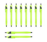 Limtula 10 Pcs Ballpoint Pen 1.0mm Black Inks Stationery Pen Gift Smooth Writing for Student