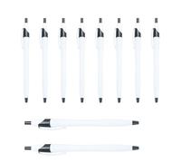 Limtula 10 Pcs Ballpoint Pen 1.0mm Black Inks Stationery Pen Gift Smooth Writing for Student