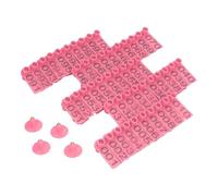 Limtula 100pcs Livestock Cattle Earcon Sign with Word Farm Animal Identification Card for Various Farm Animals Cow Ear Tagging