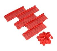 Limtula 100pcs Livestock Cattle Earcon Sign with Word Farm Animal Identification Card for Various Farm Animals Cow Ear Tagging