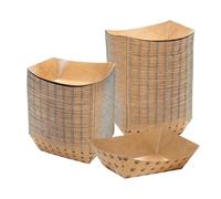 Limtula 100PCS Single Time Use Pet Food Water Boats Design AntiSpill Feeding Bowl for Outdoor Use Small Animal Small Pet Feeding Bowl