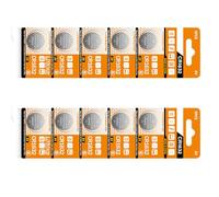 Limtula 10Pack BR1632 DL1632 ECR1632 KCR1632 LM1632 Lithium Coin Button Batteries 3V for KeyFob and Gadgets Button Cell Battery