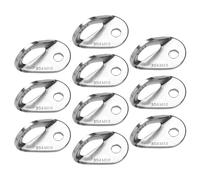 Limtula 10Pcs Climbing Bolts Hanger Stainless Steels Anchors Bolts Rock Anchors for Hammock Installation Climbing Anchors Bolts Hanger