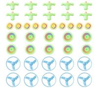 Limtula 10PCS Colorful Spinner Flying Saucers for Kids Outdoor Activities Whirling Tops for Parent Child Interaction and Creative Play Family Interactive Tops