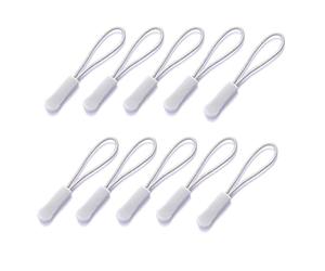 Limtula 10PCS Practical Zipper Pull Cord Pull Extension for Handbag Purse Backpack Jackets Bags Coat Luggage Zipper Accessories Pulls