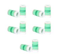 Limtula 10Pcs Professional Golfing Iron Ferrules for 0.35Inch Tapered Parallel Shafts Colorful Striped Golfing Tapered Ferrules