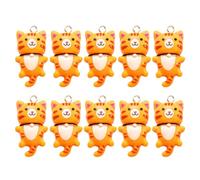 Limtula 10Pcs Sweet Jewelry Pendant Decorative Resin Crafting Set Delightful Resin Model Jewelry for Home Studios Painting Kit