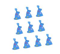 Limtula 10Pieces Easter Bunnies Eggs Holder 18x10.50cm Fabric Covers Sleeve For Home Decoration Party Table Setting School Activities