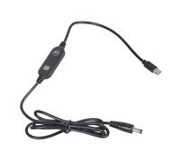 Limtula 120cm Long Type C to DC5.5x2.5mm Cable 5V 9V 12V Output Adjustable Power with Display for Camera Loudspeaker