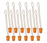 Limtula 12Pcs Oktoberfest Bead Necklaces Beer Mug Bead Necklaces Shot Glasses On Beaded Necklace Oktoberfest Party Supplies Necklace