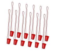 Limtula 12Pcs Oktoberfest Bead Necklaces Beer Mug Bead Necklaces Shot Glasses On Beaded Necklace Oktoberfest Party Supplies Necklace