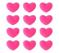 Limtula 12pcs Tennis Racquet Dampeners Heart Shape String Dampener Silicone Racket Damper Absorber Professional Racket